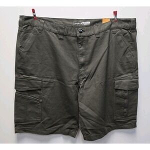 Carhartt Rugged Flex Relaxed Fit Canvas Cargo Shorts BS3542M Men's 46 Inseam 11"